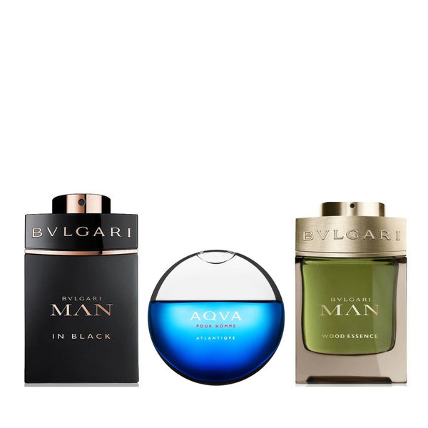 Trial Pack Of Bvlgari 25 ml X 3 Combo For Men.